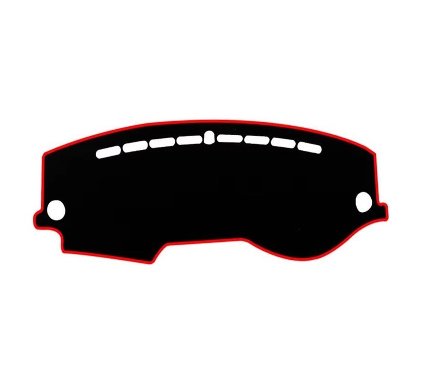 Dashboard Matte Für KIA Für RIO 3 4 K2 Xline 2017 - 2021 Auto Armaturenbrett Abdeckung Matte Pad Dashmat Sonnenschutzdach Teppich Protector Zubehör Center Konsole Armaturenbrett Matte(Black(Red Edge)R