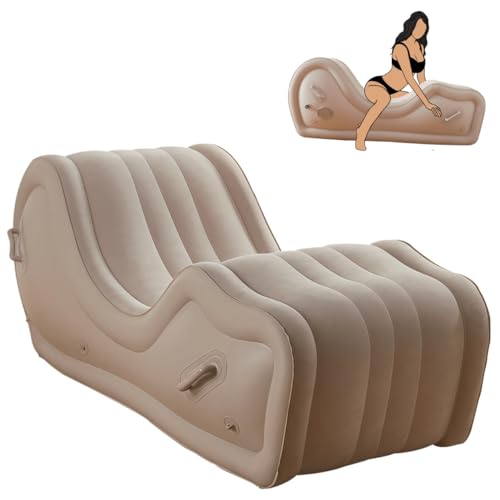 Sex Sofa Chair Inflatable BDSM Bondage Sex Furniture with Automatic Air Pump for Position Support Bed Cushion Pillow Sex Toys Couples SM Games for Adults Women Men