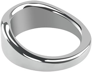 Cock Ring Stainless Smooth Steel Mencock Prevention Penis Phimosis Rings Adult Supplies Sex Toys for Men (Color : 26mm)