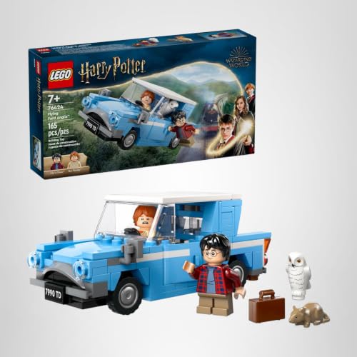 LEGO Harry Potter Flying Ford Anglia, Buildable Car Toy with 2 Minifigures for Role Play, Fantasy Playset for Kids, Harry Potter Car, Gift for Boys, Girls and Any Fan Ages 7 and Up, 76424 - Image 7