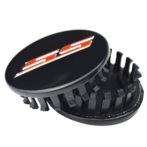 Image of (Set of 4) 68mm=2.67 inches SS Wheel Center Cap Covers Hub Cap 3D Emblem Badge for 2016-2023 6th Generation Chevrolet Camaro