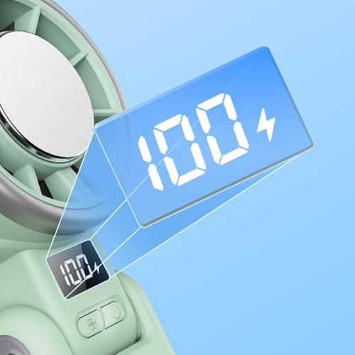 Ventilateur rechargeable portable pliable contre la chaleur en format de poche