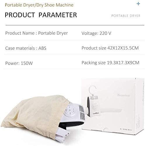 YVX Tragbare Wäschetrockner Kleiderbügel Elektroschuhe Wärmer 150W Haushaltstrockner Rack Heiß Cool Kaltlufttrocknungsmaschine für Reisen nach Hause - Image 8