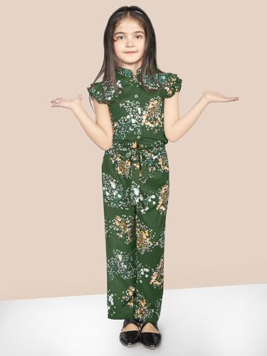 Image of Naughty Ninos Girl's Rayon Floral Printed Clothing Set Top with Palazzos