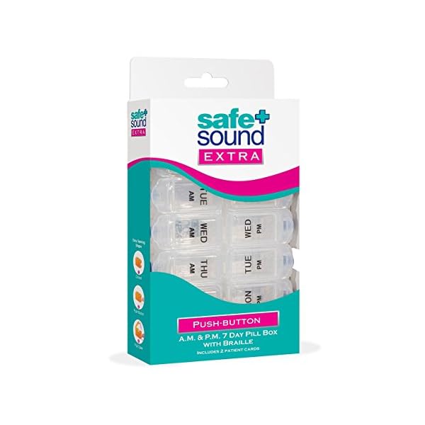 Safe and Sound Pillendose mit Braille