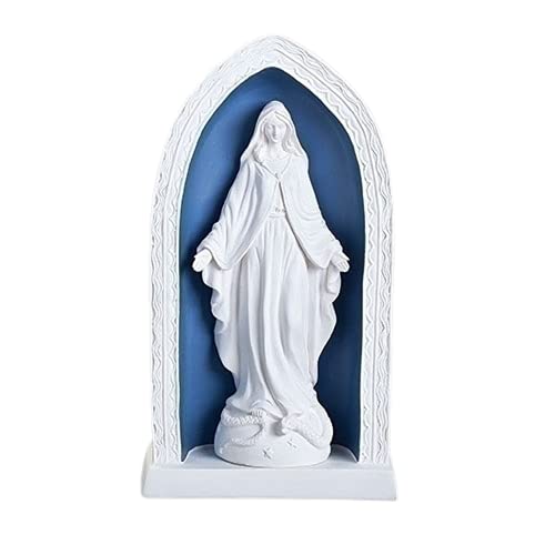 Estatua Roman Della Robbia Our Lady of Grace 10.25 pulg