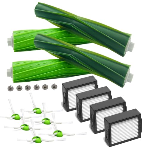 BBT ルンバ e5 i7 i7+ i3+ j7 j7+ i3 i5 i5+ i2 と互換性のある消耗品セット ロボット掃除機用交換部品エッジクリーニングブラシ ダストカットフィルター エアロブラシセット ネジ付き 14点セット BBT ルンバ e5 i7 i7+ i3+ j7 j7+ i3 i5 i5+ i2 と互換性のある消耗品セット ロボット掃除機用交換部品エッジクリーニングブラシ ダストカットフィルター エアロブラシセット ネジ付き 14点セット