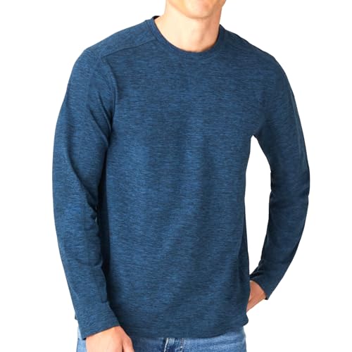 Free Country Men's Long Sleeve Rash Guard Sun Protection Shirts UV UPF 50+ Fishing Hiking Running Quick Dry for Men