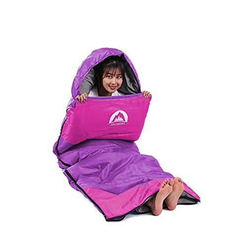 SWTMERRY-Sleeping-Bag-3-Seasons-Summer-Spring-Fall-Warm-Cool-Weather-LightweightWaterproof-Indoor-Outdoor-Use-for-Kids-Teens-Adults-for-Hiking-and-Camping