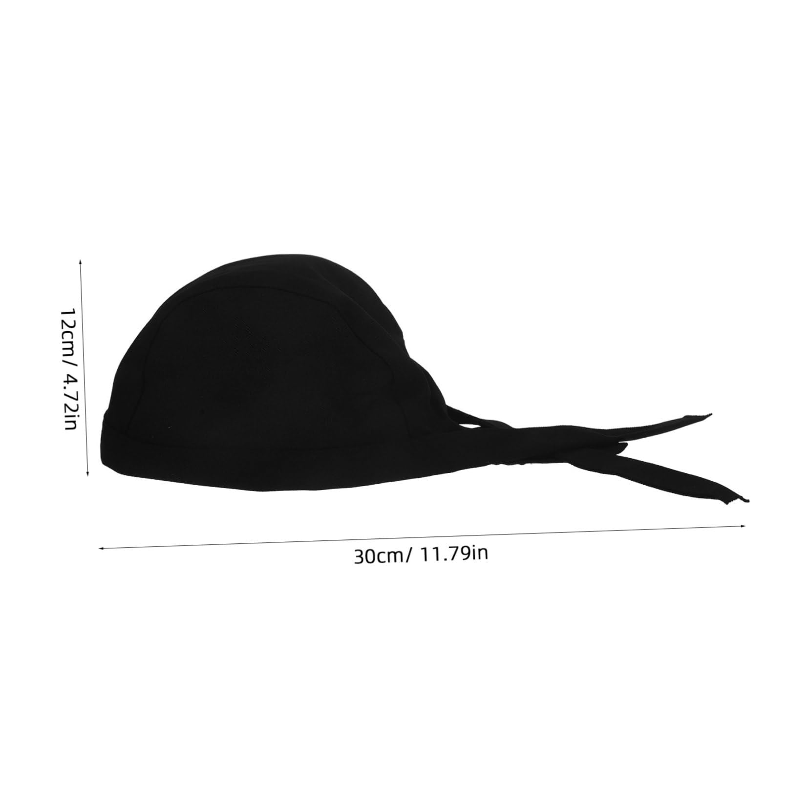 VANZACK 6 Gorros de Chef de Algodón Cómodos y Resistentes al Aceite Negro Unisex para Chefs de Restaurante y Cocina en Café