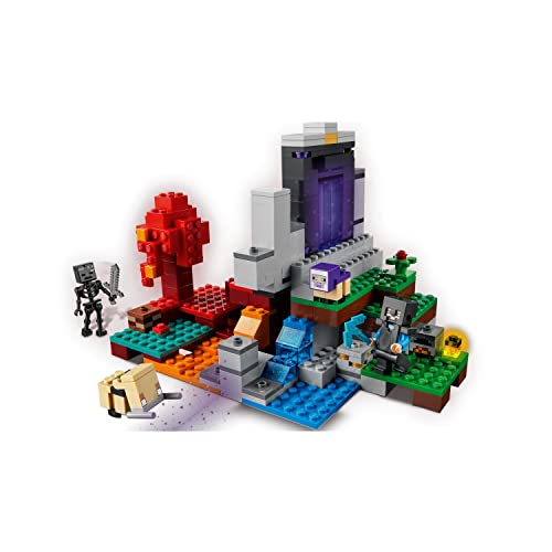 LEGO 21172 Minecraft Das zerstörte Portal ab 8 Jahre & 21178 Minecraft Die Fuchs-Lodge, Spielzeug für Kinder ab 8 Jahren… – Bild 5