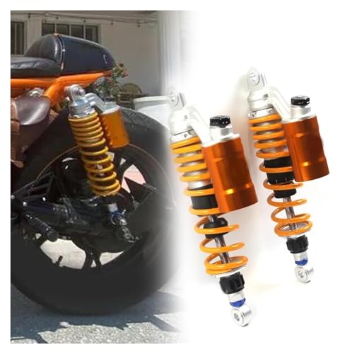 Amortisseurs arrière doubles moto 14 pouces finition soignée pour bobber