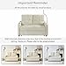 Beige Modern 53.9 Inch Sleeper Sofa Bed with Adjustable Backrest USB Charging Two Cup Holders and Phone Holder Perfect for Living Room Furniture Relaxation and Guest Accommodation Affordable Sectional