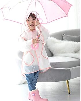 Childrens Raincoat and Rain Boots Set 