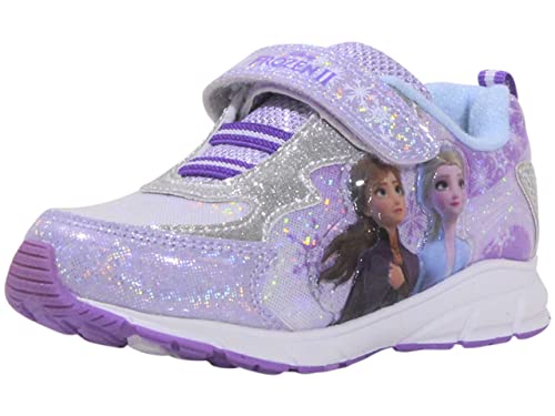 Girl's Frozen Lighted Sneaker (Toddler/Little Kid) Purple 11 Little Kid M - Main Image