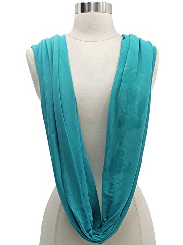 Long Jersey Knit Circle Infinity Scarf2