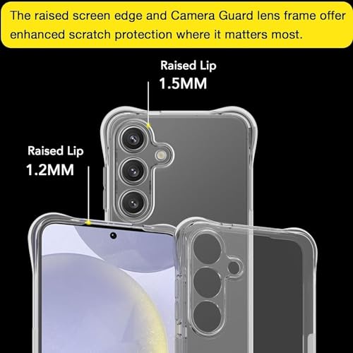 Image of BOXXO Flexible Back Cover for Samsung Galaxy S25 Plus 5G | Back Cover Transparent Clear Shockproof Case Four Corner Protection | Slim Protective Mobile Phone Cover for Samsung Galaxy S25 Plus 5G