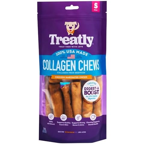 Treatly USA Collagen Chip Rolls Assorted Dog Chew Treats - Chicken Marinade Flavor, 10oz/1 Pack Cover