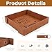 Valentines Gifts for Boyfriend, Husband, Romantic Valentines Day Gifts for Him, Mens Birthday Gifts Idea - Premium PU Leather Valet Tray - Best Mens Gifts for Birthday Anniversary Christmas