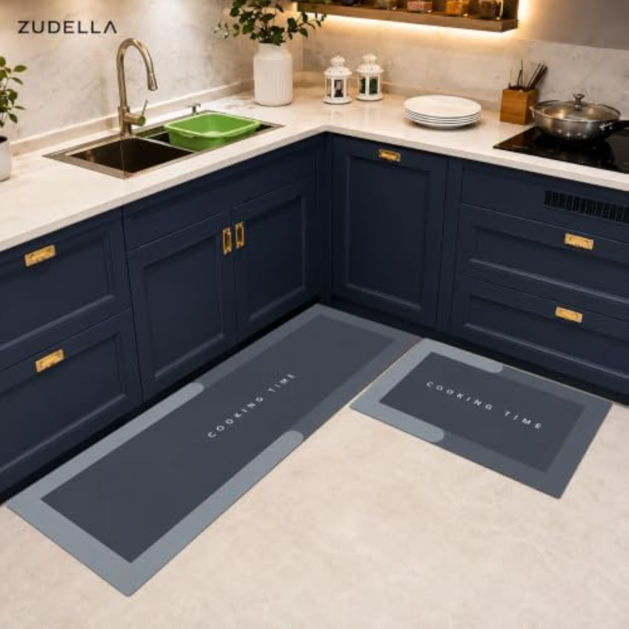 Rubber Kitchen Mats, Anti-Fatigue Floor Mat Set