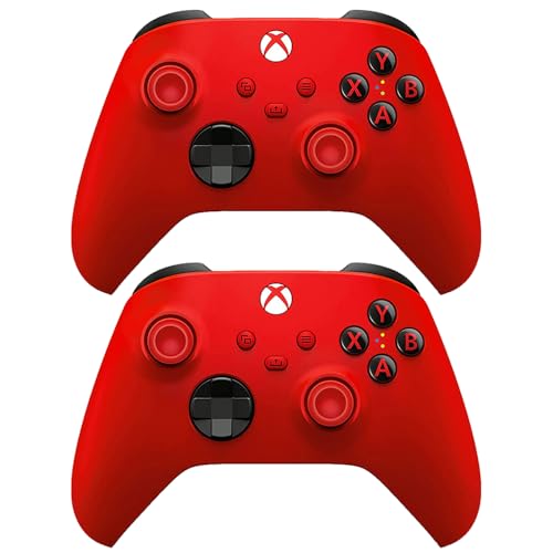 Image of Microsoft QAU-00011 Xbox Wireless Controller Pulse Red 2 Pack