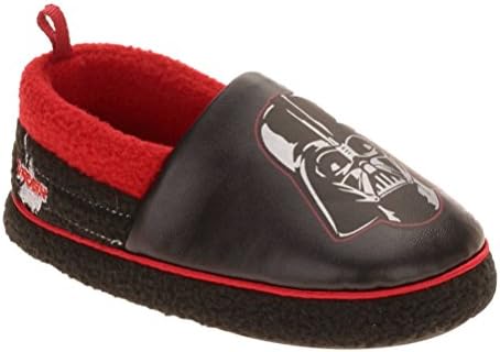 Star Wars Darth Vader Boy's Slippers A-Line Slippers Black (7-8 M US Toddler)