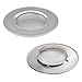 Filtre Évier Cuisine en Inox x2 - Grille pour Protéger Bouchons Siphon Évacuation Canalisations - Accessoire Tamis Retiens Cheveux Bonde Douche Baignoire Lavabo - Acier Inoxydable