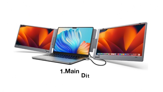 Amazon.com: KYY Triple Laptop Screen Extender, Portable Monitor