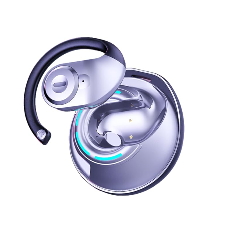 IKXO Open-Ear Wireless Earbuds Bluetooth 5 3 Headphones with Mic Earhook 24Hrs Playback Sport Ear Buds Ultra-Comfort Lightweight