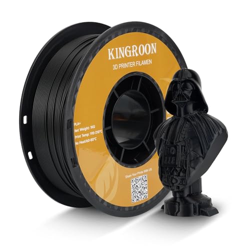 Filament Kingroon PLA Plus Czarny (BLACK)