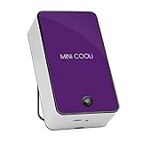 Kasstino Portable USB Mini Rechargeable Air Cooling Conditioner Summer Handheld Cool Fan (Purple)