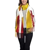 SBKGBIEHG Bufanda de cachemira con borlas de bandera de España, suave y...