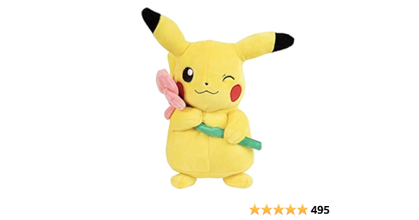pikachu flower plush