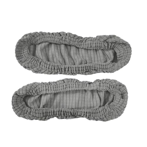 RUWLFE 4 Fundas elásticas Impermeables for reposabrazos de Silla Oficina y hogar, Protector Codos for computadora para Silla de Oficina y Gamer(Light Gray)