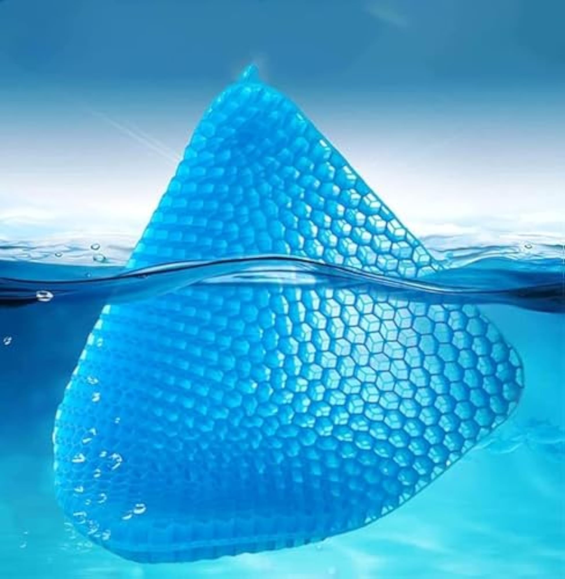 Breathable Honeycomb Gel Seat Cushion with Non-Slip Cover