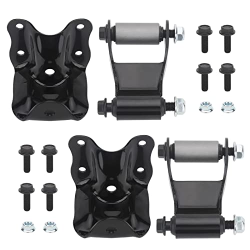 Rear Leaf Spring Shackles Hanger Brackets Repair Kit Fit For 1986-2011 Ford Ranger,1994-2010 Mazda...