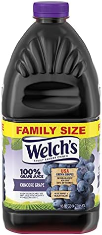 Welch's 100 Purple Juice, Concord Grape, 96 Fl Oz