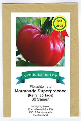 Marmande Superprecoce - sehr frühe, rote Fleischtomate - 30 Samen