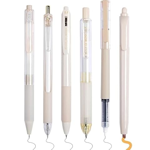 KGDUYC Stylos à Encre Gel 6Pcs Cover