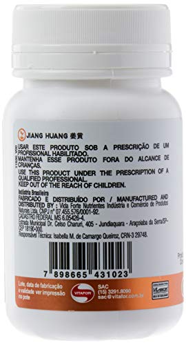 Curcuma Jiang Huang - 30 Cápsulas 500mg - Vitafor, Vitafor