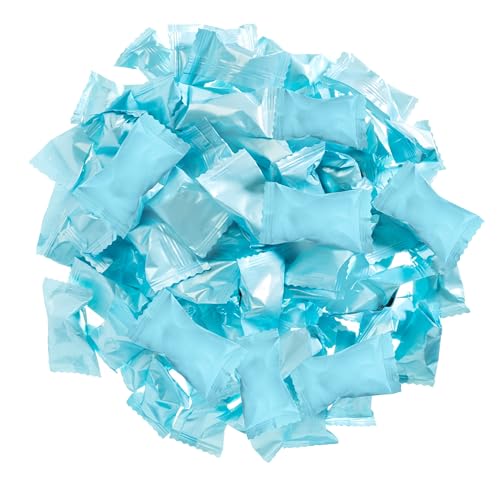 Candy Envy - Light Blue Wrapped Buttermints - 13 oz. Bag - 100 Individually Wrapped Candy Mints - Thumbnail 6