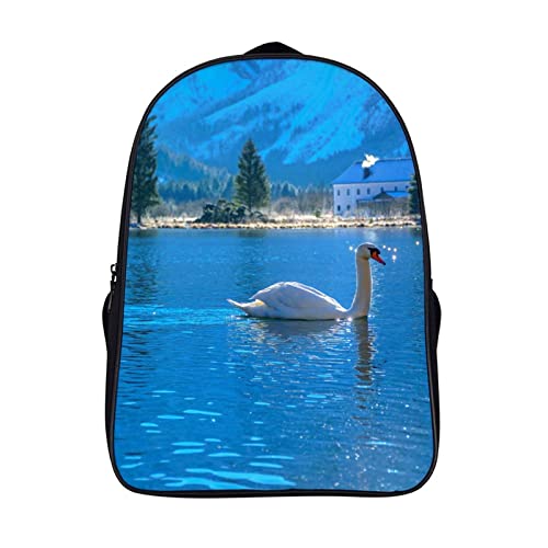 Sac à dos cygne 40x28x16cm pour adulte et enfant voyage décontracté