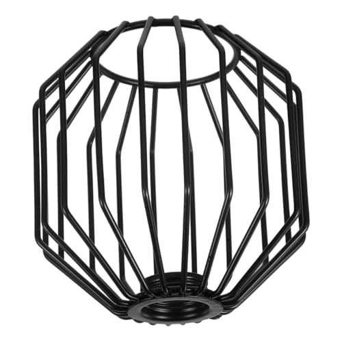 BESTOYARD Jaula De Hierro Forjado Para Lámpara De Araña Jaula Protectora Para Bombillas Jaula De Metal Pantalla Para Lámpara Colgante Ventilador De Techo Jaulas Para Lámparas