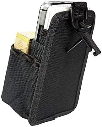Miniatura 4 de LUFOX Organizador de bolsillo de ventilación de coche con puerto de carga para teléfono, teléfono celular, lápiz, cargador (negro)