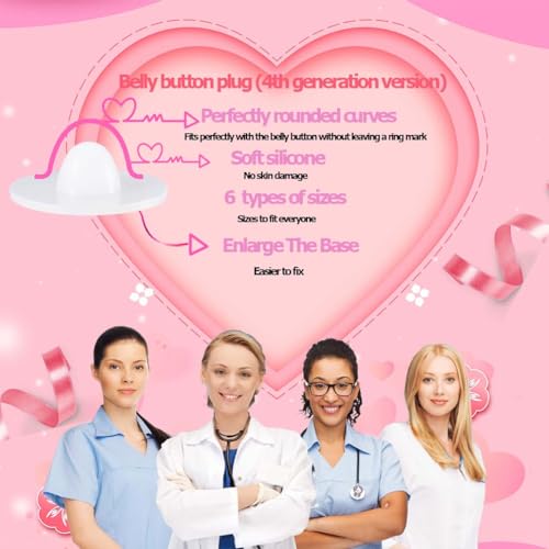 30PCS Soft Silicone Belly Button Plug for Tummy Tuck Recovery - Assorted Sizes, Comfort Fit, Premium Material2