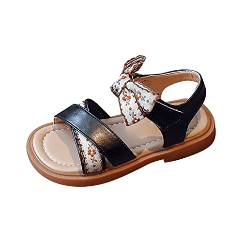 Children's Girls Sandals Flower Pattern Open Toe Shoes Soft Bottom Princess Shoes Beach Shoes For Toddler Girls Sandals