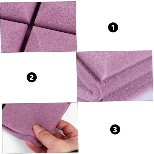 Set de 12 piezas de paneles absorbentes de sonido color púrpura para puertas y techos miniatura 3