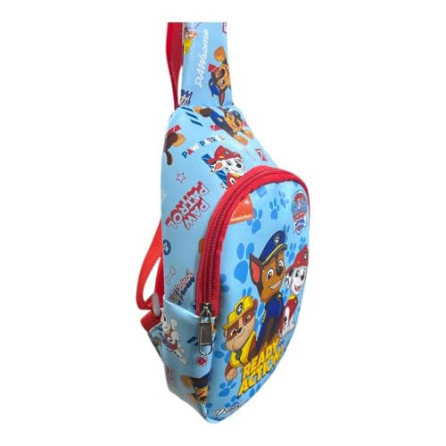 Image of Jiada Kids Travel Crossbody Sling Chest Multi-Purpose Bag Paw Patrol Print - Licensed Paw Patrol Product