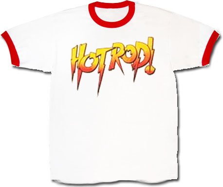 JerzeesRowdy Roddy Piper Hot Rod Wrestling White Adult T-Shirt tee