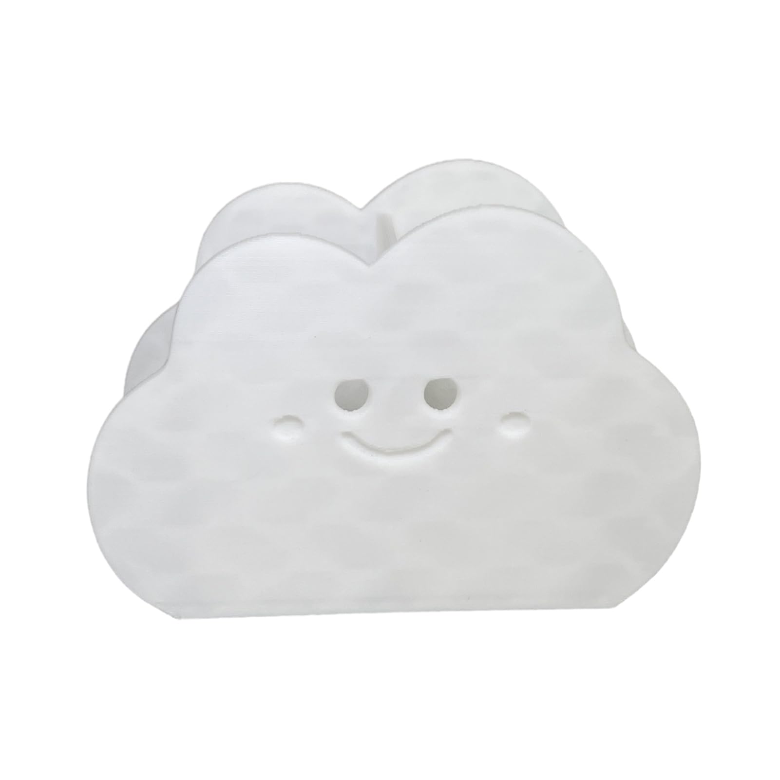Glifora Storage Box - Cloud Shape Waterproof Desktop Organiser with Rounded Edges, Cute Macaron Colours Holder for Pens and Makeup Brushes